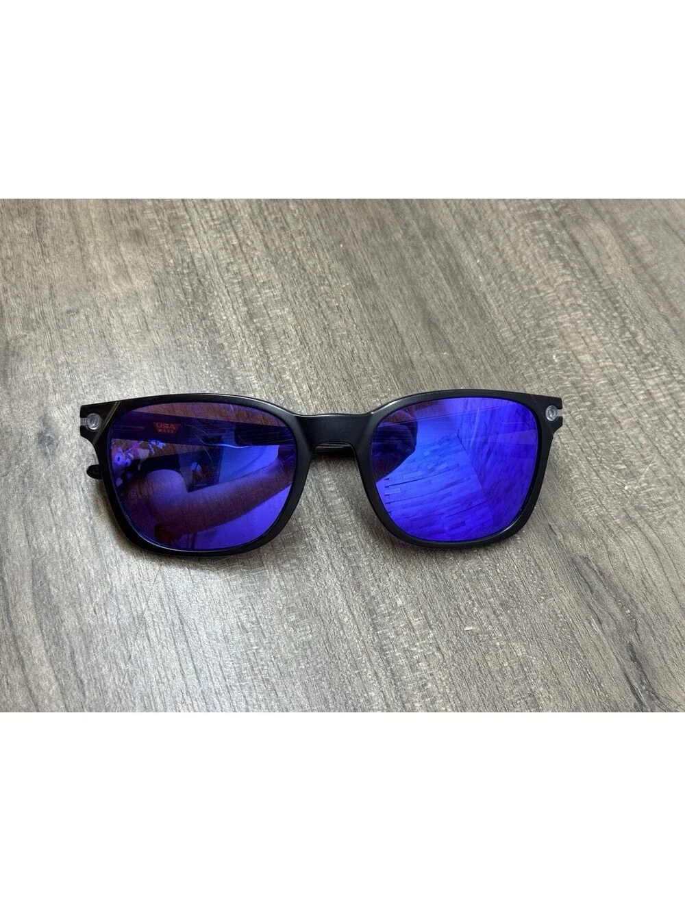 Oakley OJECTOR 9018-0355 Sunglasses Matte Black w/Prizm Violet Iridium **READ**